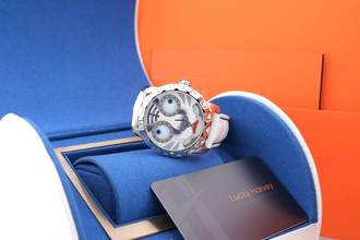 Thumbnail von Lucky Harvey White Tiger Moving Eyes - Lumed Dial - Unworn - Box+Papers - Limited To 2022 Pcs Tiger 2025