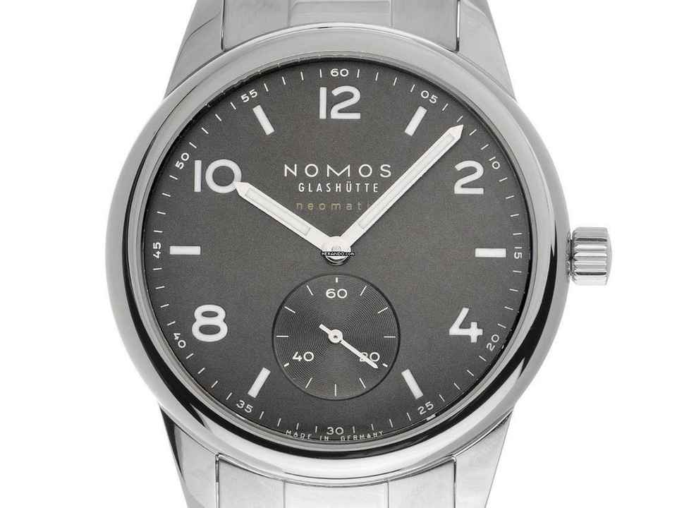  NOMOS Club Neomatik Glashütte Club Sport Neomatik Smoke Ref.764 2025 Full Set Neu 