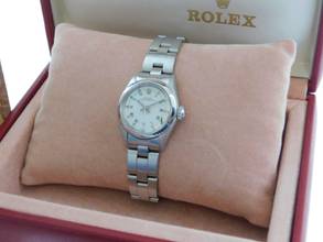 Thumbnail von Rolex Oyster Perpetual Lady mit Oysterband Full Set v 1980 plus Rolex Revision TOP Zustand