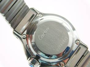 Thumbnail von Cartier Santos Octagon Automatik Damenuhr Stahl Gold Rarität aus den 80 er Jahren </h1>