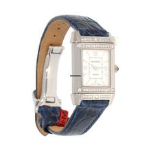 Thumbnail von Jaeger-LeCoultre Reverso Lady Damenarmbanduhr Reverso Joaillerie mit Diamanten und Brillanten Quarz aus 750 Weissgold / Stahl Fullset