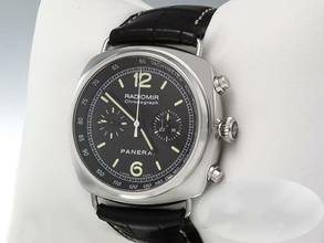 Thumbnail von Panerai Radiomir Chronograph Pam00288 2008 Edelstahl Automatik Stahl Chrono Steel Black Dial </h1>