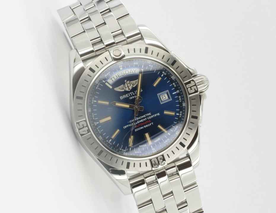 Breitling Galactic 44 Blue Dial 