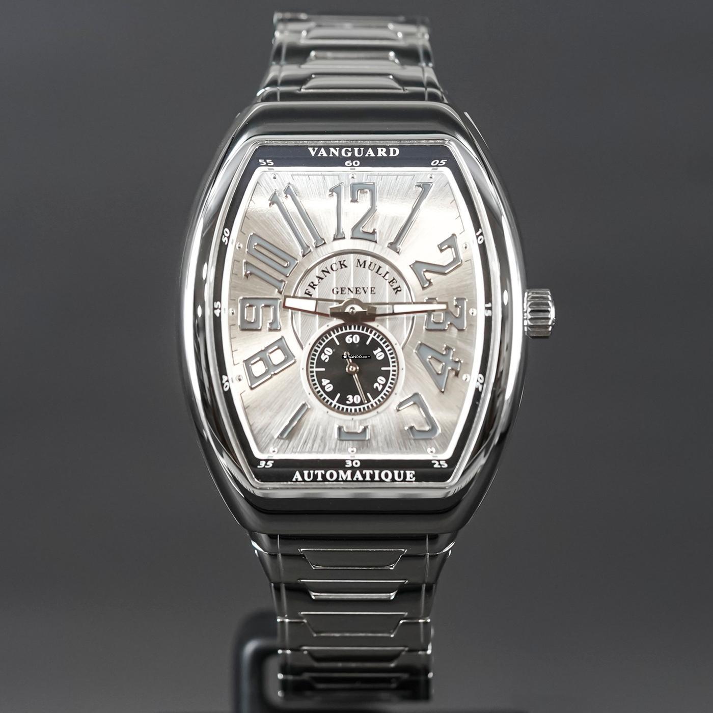  Franck Muller Vanguard Slim 2025 Slim Silver Dial 