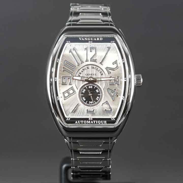  Franck Muller Vanguard Slim 2025 Slim Silver Dial 