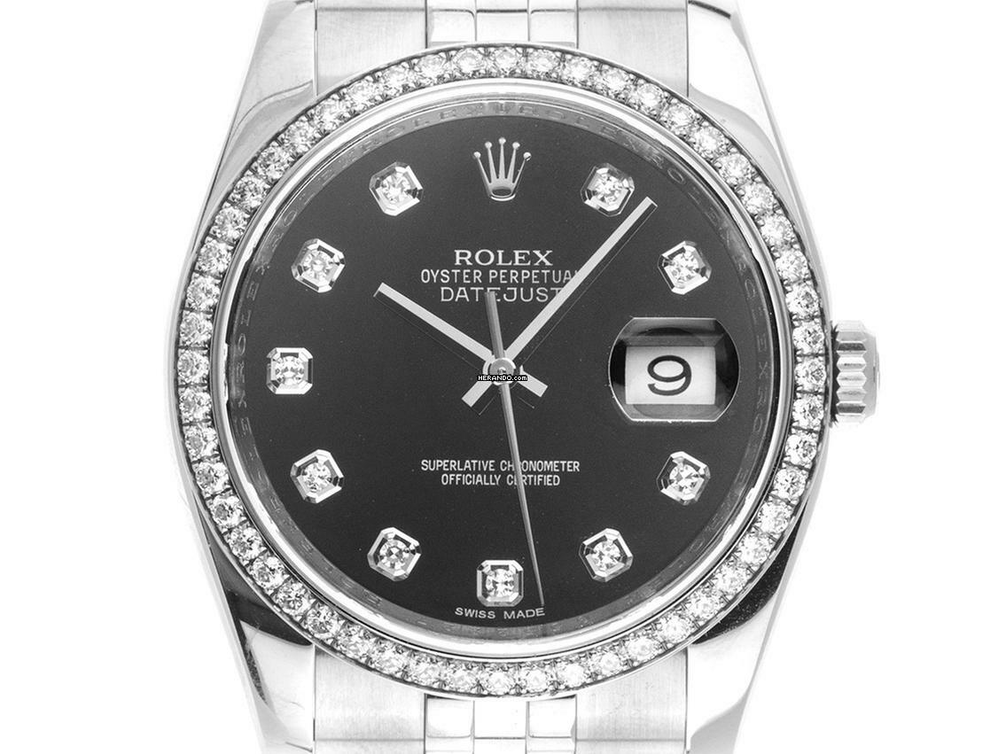  Rolex Datejust 36 Ref.116244 2010 Full Set wie Neu Vintage  