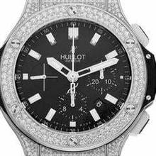 Thumbnail von Hublot Big Bang 44 mm Stahl Diamanten Vollbesetzt 16,92ct Automatik Chronograph Armband Stahl 44mm Vintage Bj.2013 Box&Pap. Full Set wie Neu </h1>