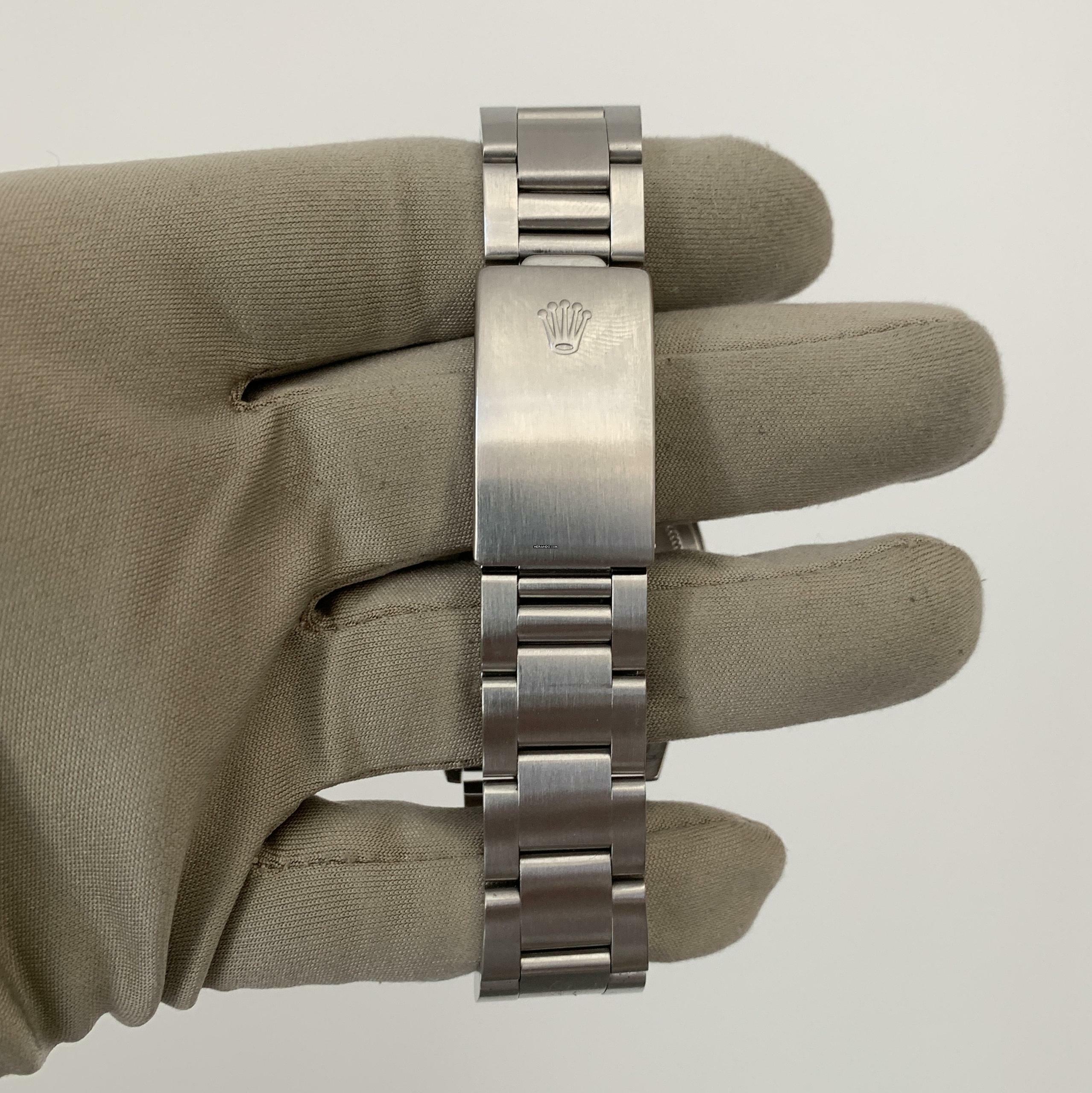 Thumbnail von Rolex Datejust 36 16220 white dial Full Set 1989 </h1>