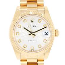 Thumbnail von Rolex Datejust 31 Armbanduhr Datejust Automatik aus 750 Gelbgold Ref. 178278 </h1>