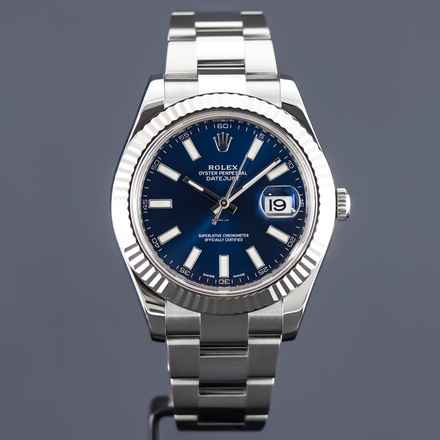  Rolex Datejust 41 Blue Dial FULLSET 