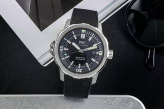 Thumbnail von IWC Aquatimer Automatic Diver Black Dial Edelstahl Automatik Ref. IW329001 Papiere 2019