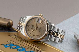 Thumbnail von Tudor Prince Date Stahl / Gold Roman Dial Automatik Ref. 74033 Papiere 2003