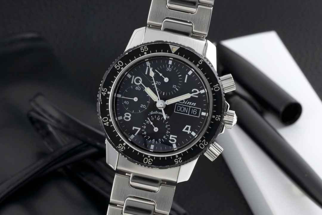  Sinn 103 Chronograph Stahl Automatik Herrenuhr Ref. 103 B SA AUT 