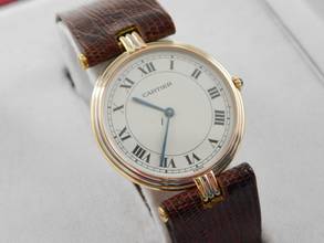 Thumbnail von Cartier Trinity 18 Karat Gelbgold Vendome Trinity Herrenuhr 30mm im Full Set Traum Zustand </h1>