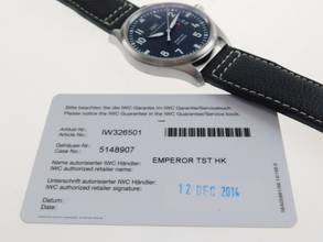 Thumbnail von IWC Fliegeruhr Mark XVII mit Lederband im Bestzustand 41 mm 2014mit Original Zertifikat