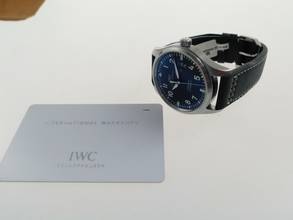 Thumbnail von IWC Fliegeruhr Mark XVII mit Lederband im Bestzustand 41 mm 2014mit Original Zertifikat