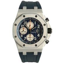 Thumbnail von Audemars Piguet Royal Oak Offshore Chronograph Navy Full Service & Card AP </h1>