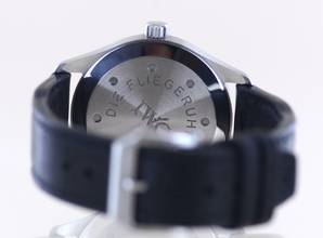 Thumbnail von IWC Fliegeruhr Spitfire UTC TZC Black Dial Tritium Spitfire Lederband GMT </h1>