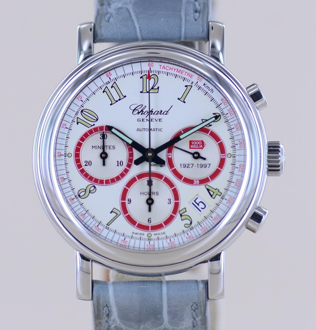  Chopard Mille Miglia Chronograph 8316 white Dial 39mm Racing Limited Top </h1> 