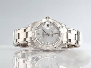 Thumbnail von Rolex Lady-Datejust Pearlmaster 34 81319 Weissgold 750 Diamanten Automatik Lady 18kt White Gold Oyster Chronometer </h1>