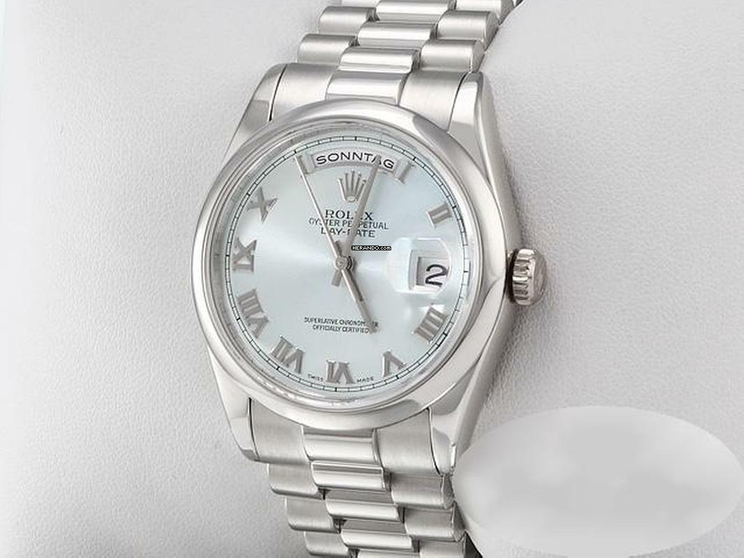  Rolex Day-Date 36 36mm 118206 Platin 950 2006 Automatik Platinum Herren Damen President-band Chronometer Oyster </h1> 