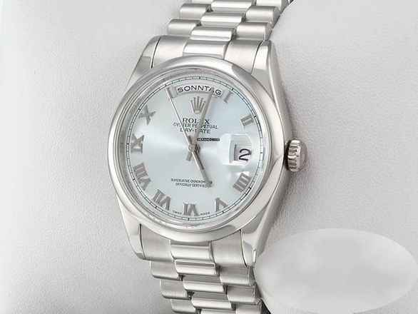  Rolex Day-Date 36 36mm 118206 Platin 950 2006 Automatik Platinum Herren Damen President-band Chronometer Oyster </h1> 
