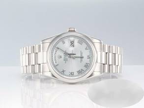Thumbnail von Rolex Day-Date 36 36mm 118206 Platin 950 2006 Automatik Platinum Herren Damen President-band Chronometer Oyster </h1>