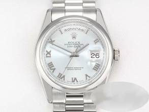 Thumbnail von Rolex Day-Date 36 36mm 118206 Platin 950 2006 Automatik Platinum Herren Damen President-band Chronometer Oyster </h1>