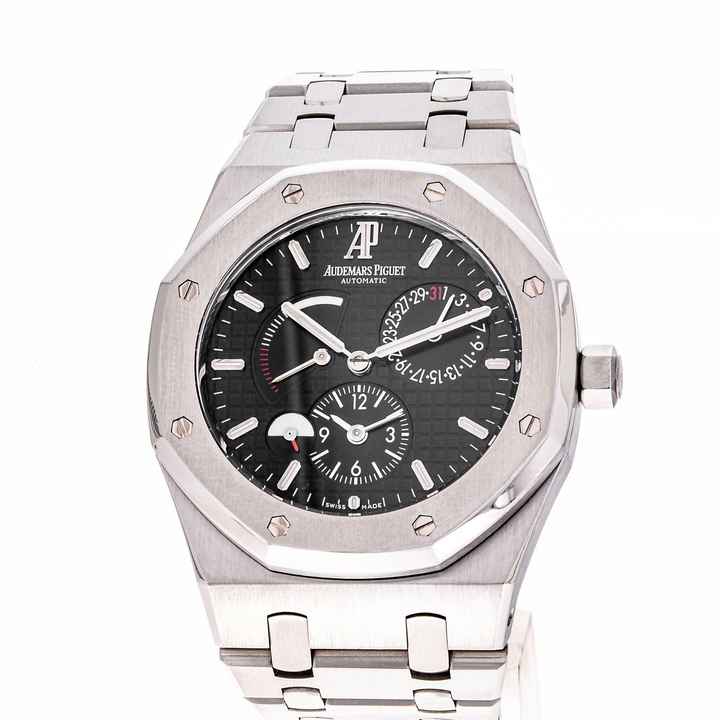  Audemars Piguet Royal Oak Dual Time 39 Dual Time Black – 26120ST.OO.1220ST.03 – like NEW – 2012 Full Set 