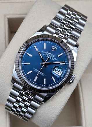  Rolex Datejust 36 36mm 126234 Blue Dial Jubilee Unworn/New Condition Full Set 2/2026 