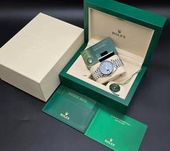 Thumbnail von Rolex Datejust 36 36mm 126234 Blue Dial Jubilee Unworn/New Condition Full Set 2/2026