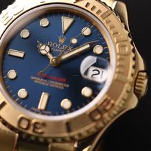 Thumbnail von Rolex Yacht-Master Midsize Yellow Gold Blue Dial </h1>