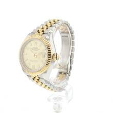 Thumbnail von Rolex Lady-Datejust 28 Jubilee Fluted Steel Gold Champagne Dial </h1>