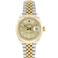 Thumbnail von Rolex Lady-Datejust 28 Jubilee Fluted Steel Gold Champagne Dial </h1>