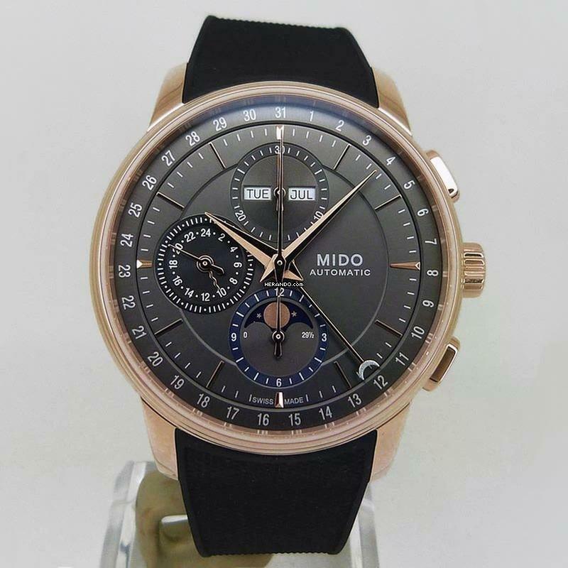  Mido Baroncelli Moonphase Chronograph Moonphase NEW FULL SET NEW FULL SET 