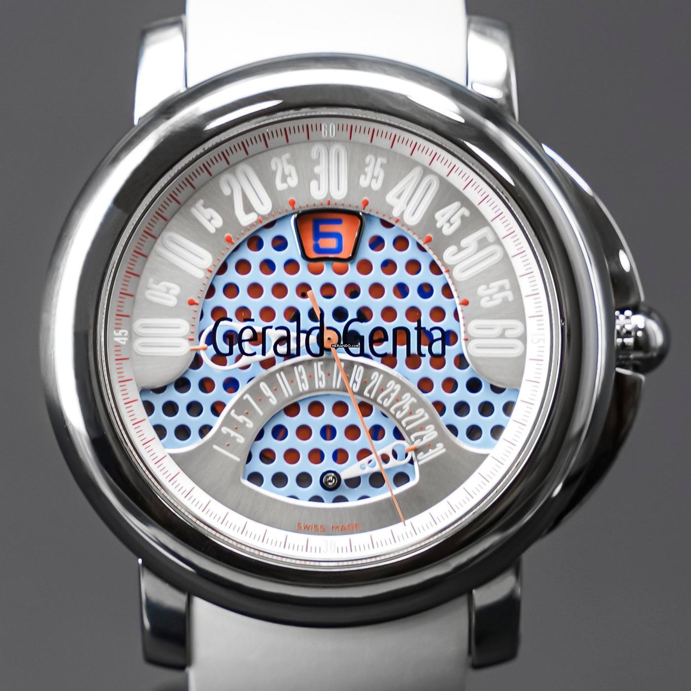  Gérald Genta Arena Bi-Retro Steel Fullset 