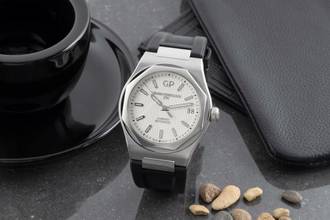 Thumbnail von Girard Perregaux Laureato Automatik Stahl Ref. 81010-11-131-BB6A Papers