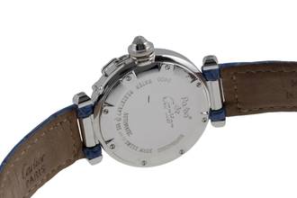 Thumbnail von Cartier Pasha 18K Weissgold Diamanten Automatik Damenuhr Ref. WJ101456 Papiere