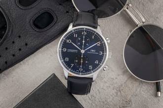Thumbnail von IWC Portugieser Chronograph Automatik Stahl Herrenuhr Ref. IW371438