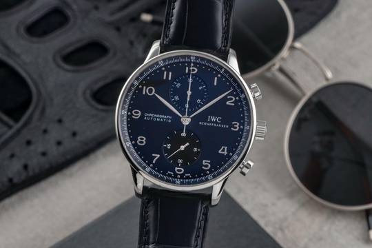  IWC Portugieser Chronograph Automatik Stahl Herrenuhr Ref. IW371438 