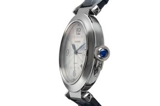 Thumbnail von Cartier Pasha 41 Automatik Datum Stahl Herrenuhr Ref. WSPA0010 Klassiker