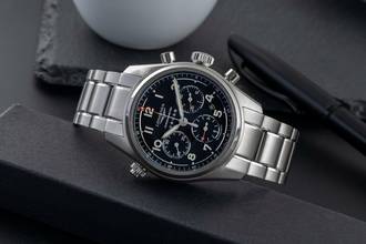 Thumbnail von Longines Spirit Chronograph Stahl Automatik Herrenuhr L3.820.4.53.6 B&P 2021