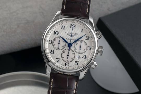  Longines Master Collection Chronograph Automatik Ref. L2.859.4.78.3 B&P 2022  