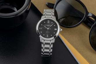 Thumbnail von Baume & Mercier Classima Diamanten Stahl Automatik Damenuhr Ref. MOA10610 B&P