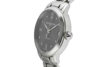 Thumbnail von Baume & Mercier Classima Diamanten Stahl Automatik Damenuhr Ref. MOA10610 B&P