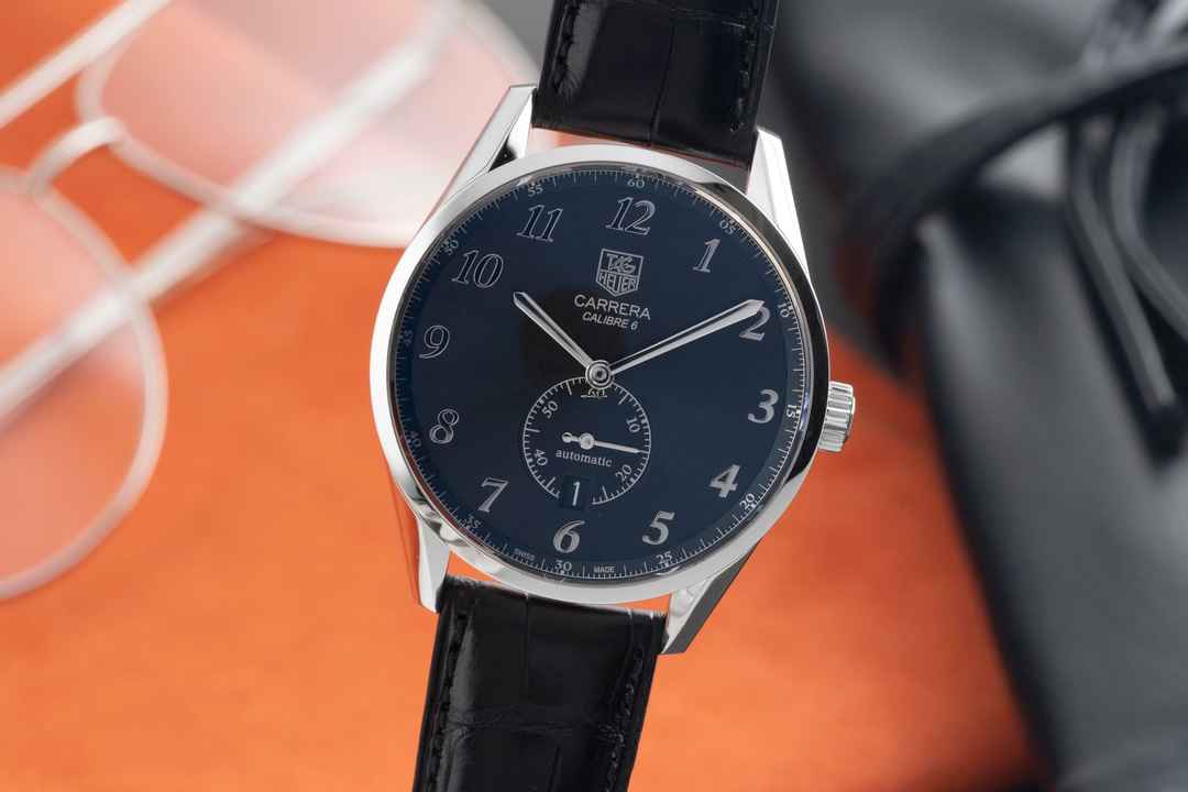  TAG Heuer Carrera Calibre 6 Stahl Automatik Herrenuhr Ref. WAS2110  