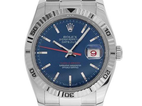  Rolex Datejust Turn-O-Graph Turn-O-Graph Red Date Ref.116264 2008 Box&Beschreibung wie Neu Vintage  