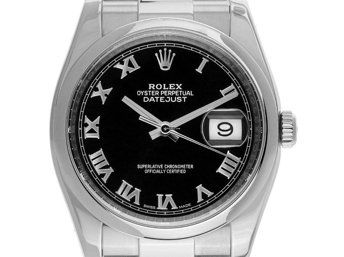 Rolex Datejust 36 Ref.116200 2016 Full Set wie Neu Vintage