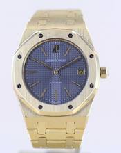Thumbnail von Audemars Piguet Royal Oak Jumbo 18K Gold Jumbo 5402BA grey Clou de Paris B-Serie Cal2121 Luxusuhr </h1>