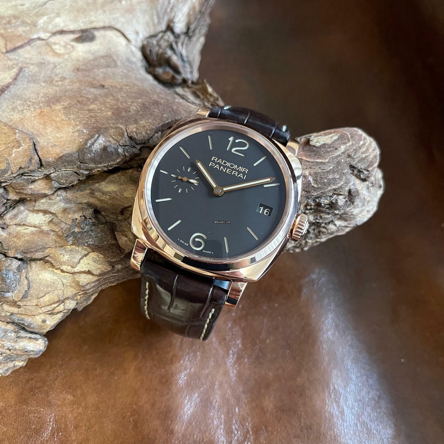 Panerai Radiomir 1940 3 Days Radiomir Oro Rosso - FULLSET 2016 - Ref. PAM00515 </h1>